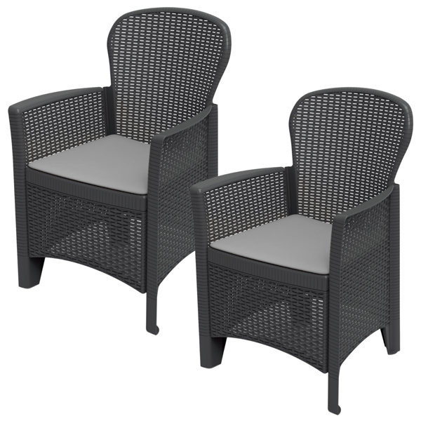 Plastic garden discount chairs home bargains